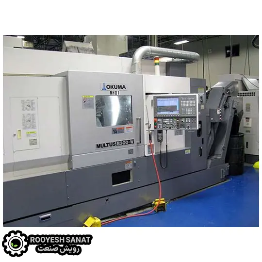 دستگاه فرز cnc میل ترن مرکزی مدل B-300W