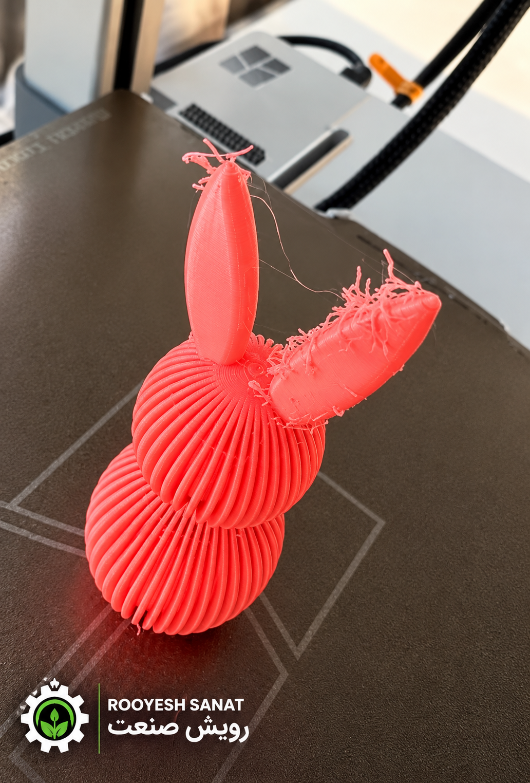 Why is the quality of the 3D printed surface poor