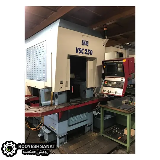 دستگاه cnc تراش عمودی 2محور EMAG مدل VSC 250