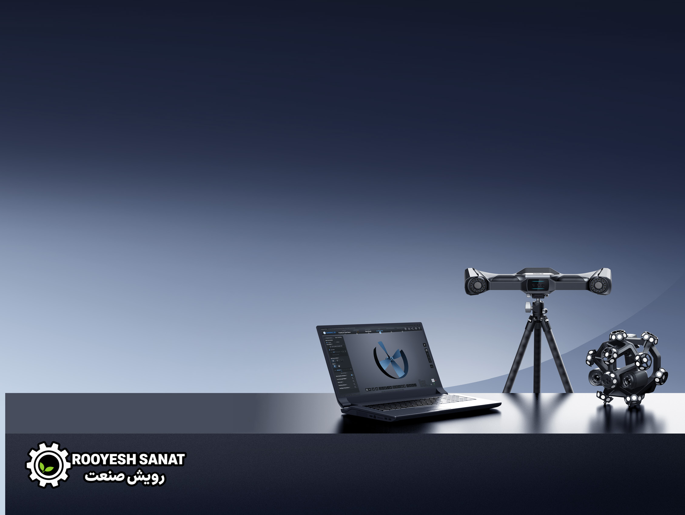 اسکنر سه‌بعدی FreeScan Trak Nova