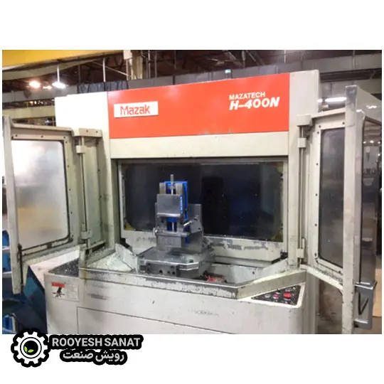 دستگاه فرز cnc سنتر افقی مدل H-400N