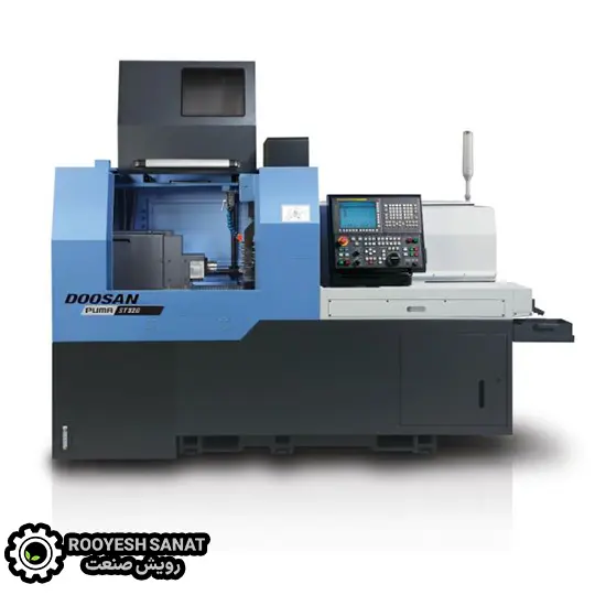 دستگاه cnc طول تراش 7محور DOOSAN کره مدل PUMA ST32G