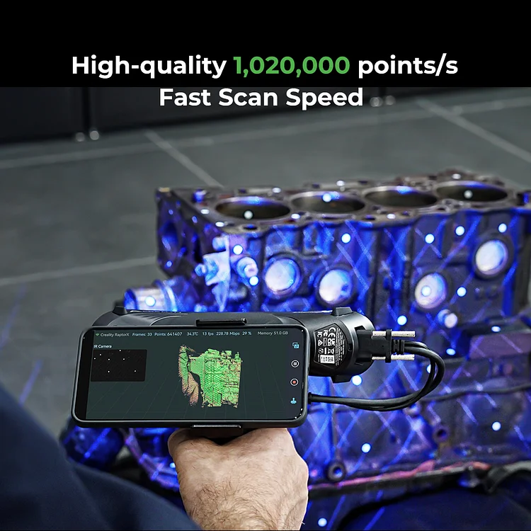 دستگاه اسکنر Raptor X 3D Scanner