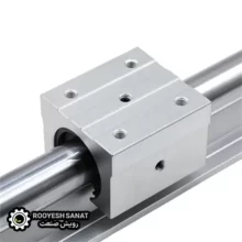 بلبرینگ خطی بلوکی شیار دار مدل SBR16UU قطر 16 میلیمتر