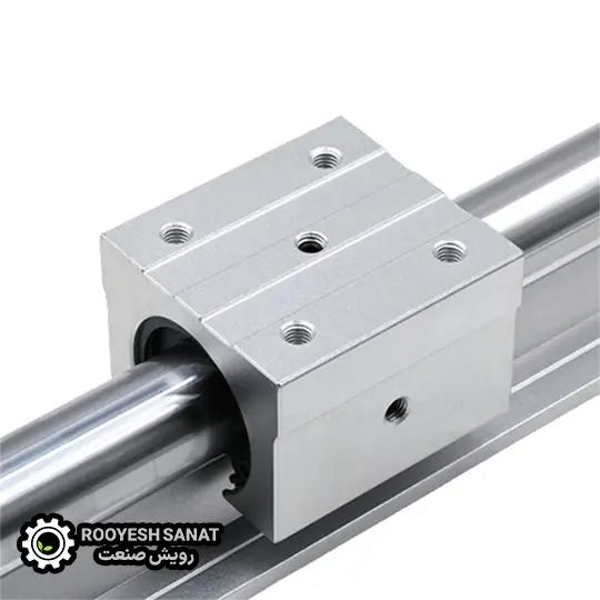 بلبرینگ خطی بلوکی شیار دار مدل SBR16UU قطر 16 میلیمتر