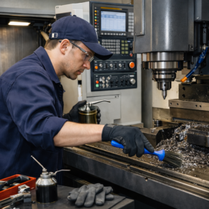 نگهداری روزانه دستگاههای تراش و فرز CNC توسط اپراتور