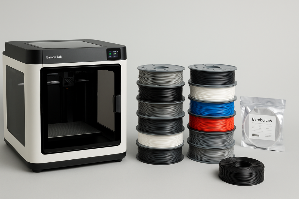 مواد مصرفی و فیلامنت‌های سازگار با Bambu Lab