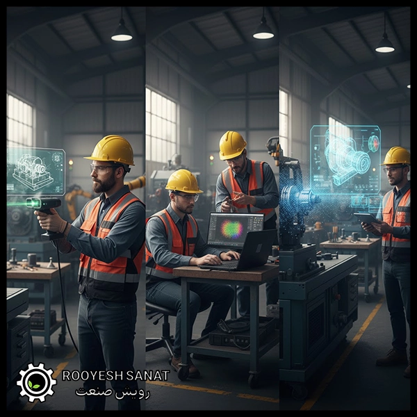 فرآیند ارائه خدمات اسکن سه بعدی در محل