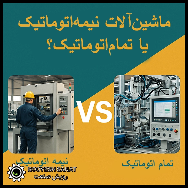ماشین‌آلات نیمه‌اتوماتیک یا تمام‌اتوماتیک؟