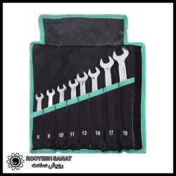 آچار یکسر تخت و یکسر رینگی سیلور مجموعه 8 عددی