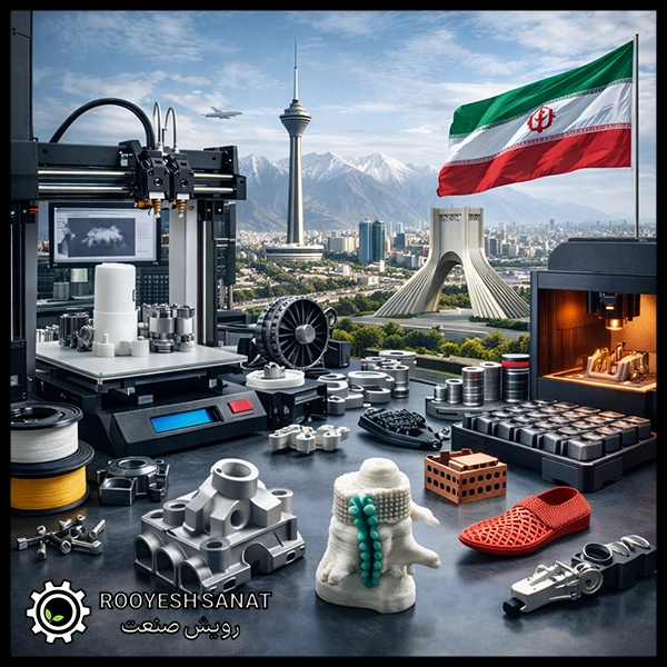آینده خدمات پرینتر سه بعدی در صنعت ایران