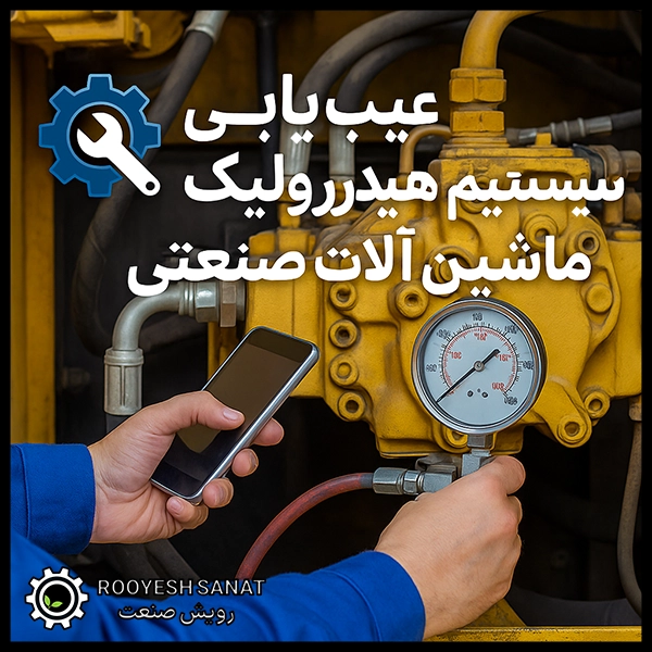 عیب‌یابی سیستم هیدرولیک ماشین‌آلات صنعتی