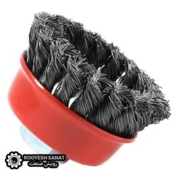 فرچه سیمی کاسه ای بافته جهان برس مدل 00BK