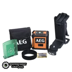 تراز لیزری AEG دو خط نور سبز مدل CLG220-B