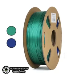 فیلامنت ابریشمی دو رنگ آبی تیره-سبز تیره Artillery PLA