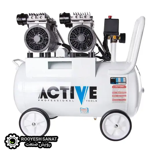 پمپ باد سایلنت 50 لیتری اکتیو مدل AC-1350SP