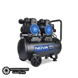 کمپرسور باد سایلنت 50 لیتری نووا 4 سیلندر مدل NTA-9151